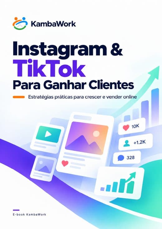 Capa: Instagram & TikTok Para Ganhar Clientes