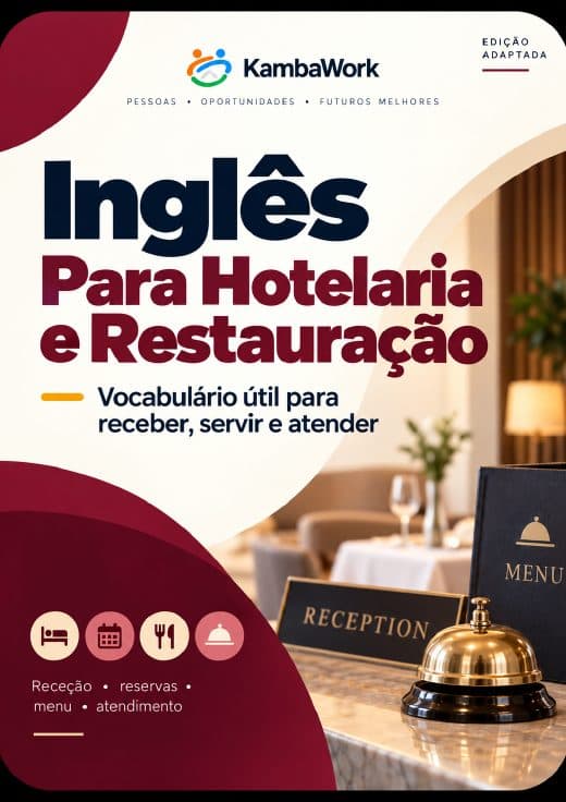 Capa: Inglês Para Hotelaria e Restauração